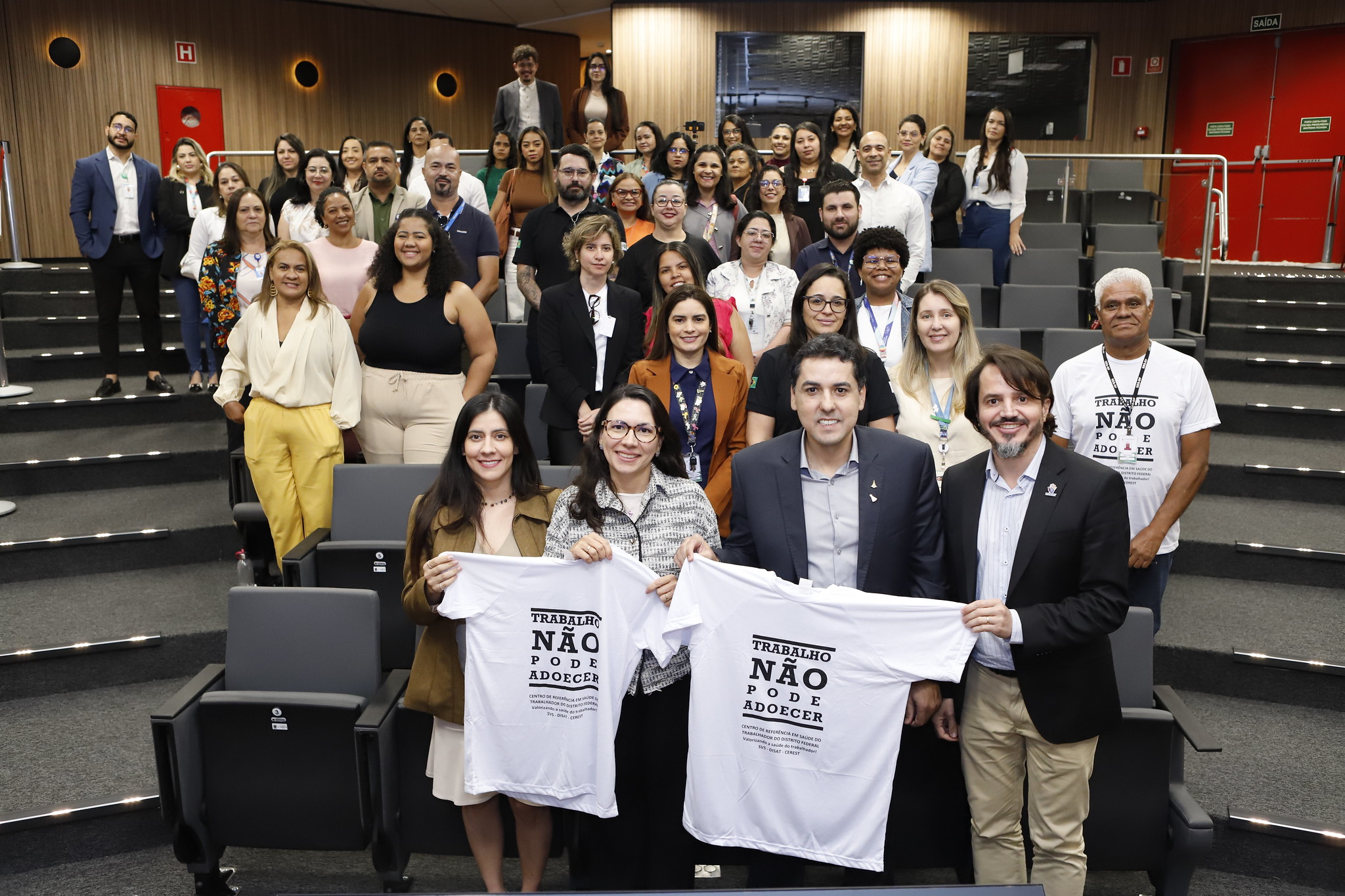 Capa da notícia: Secretaria de Saúde e MPTDF reforçam ações de bem-estar do trabalhador