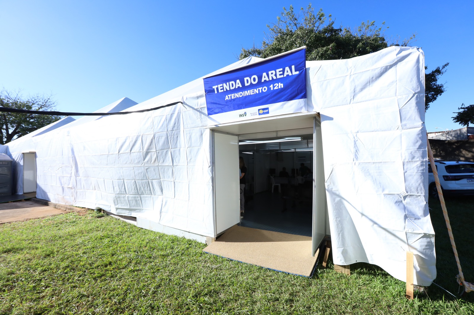 Capa da notícia: Areal recebe unidade de acolhimento para pacientes com suspeita de dengue