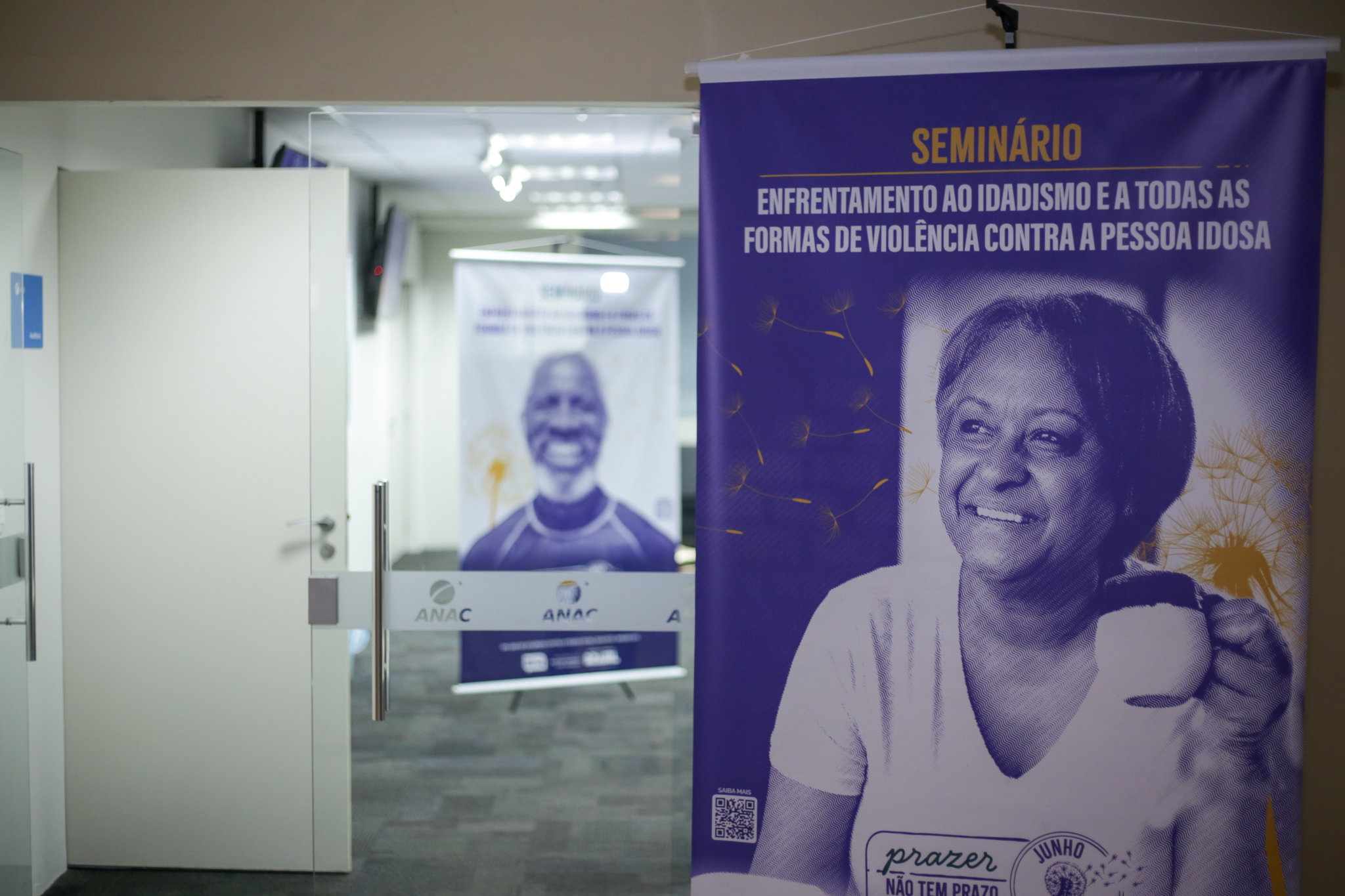 Capa da notícia: SES-DF participa de seminário de conscientização sobre violência contra o idoso