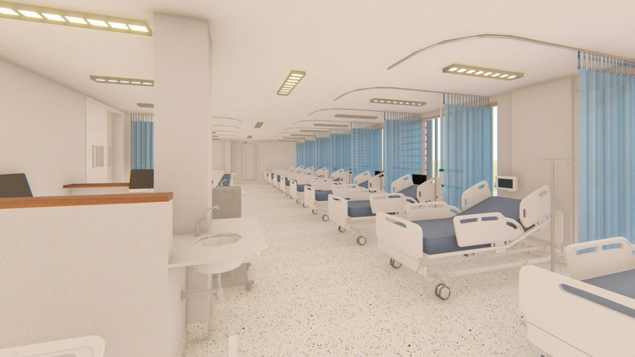 Capa da notícia: Hospital de Base terá novo centro cirúrgico com 16 salas e tecnologia de alta performance