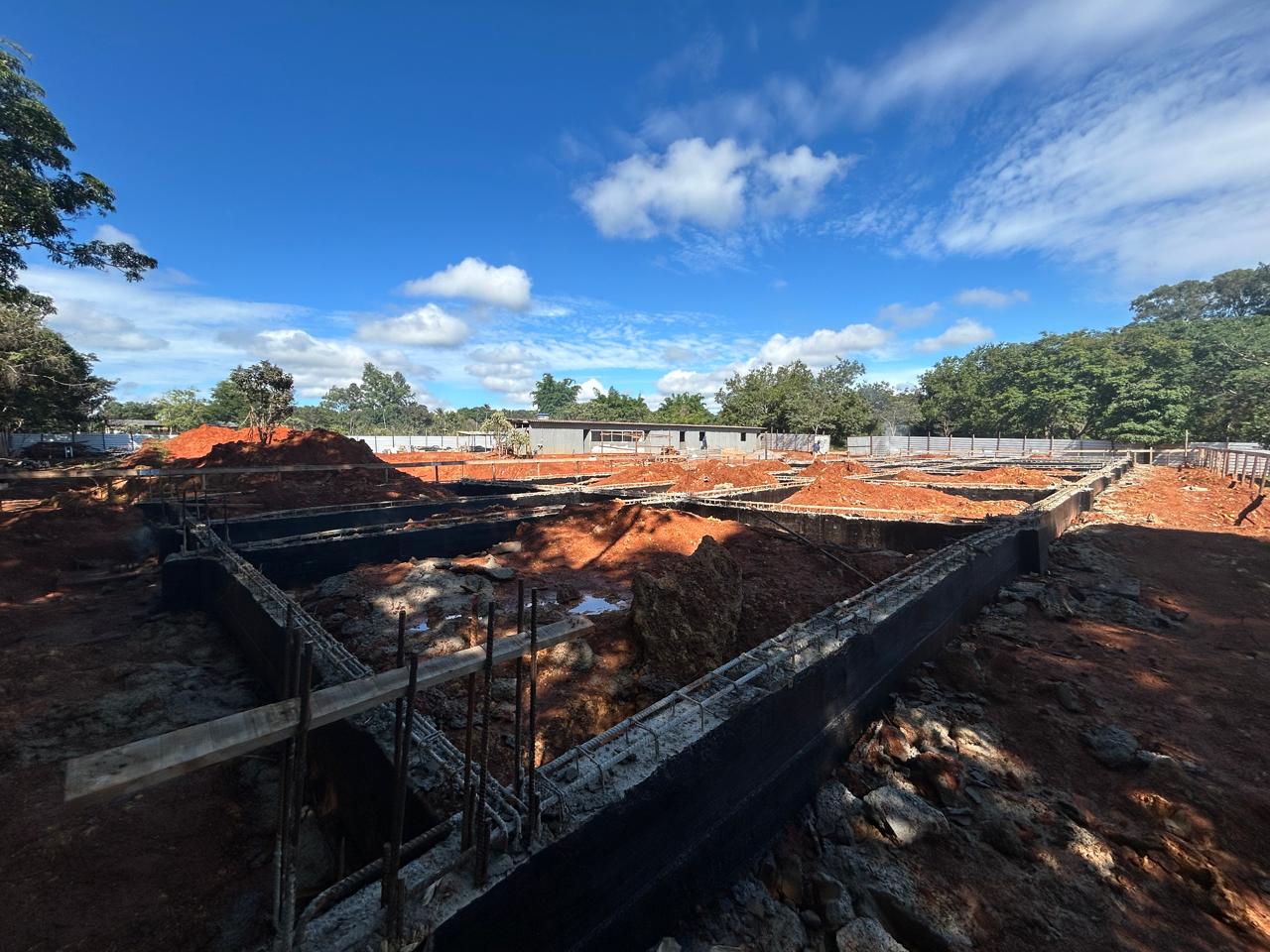 Capa da notícia: Finalizada etapa de fundação das obras da UBS da Ponte Alta, no Gama