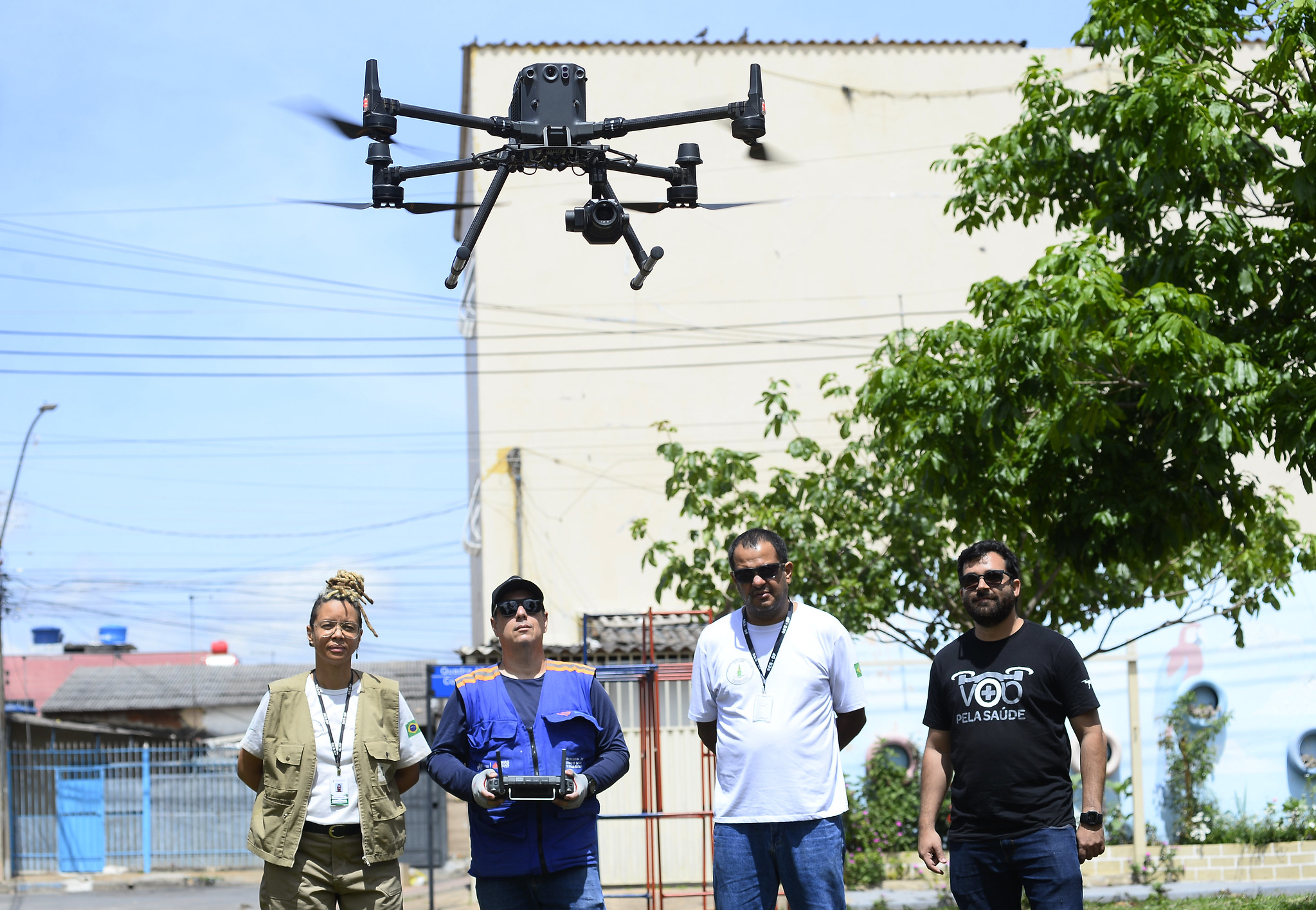 Capa da notícia: Drones reforçam ações da Saúde no combate ao Aedes aegypti