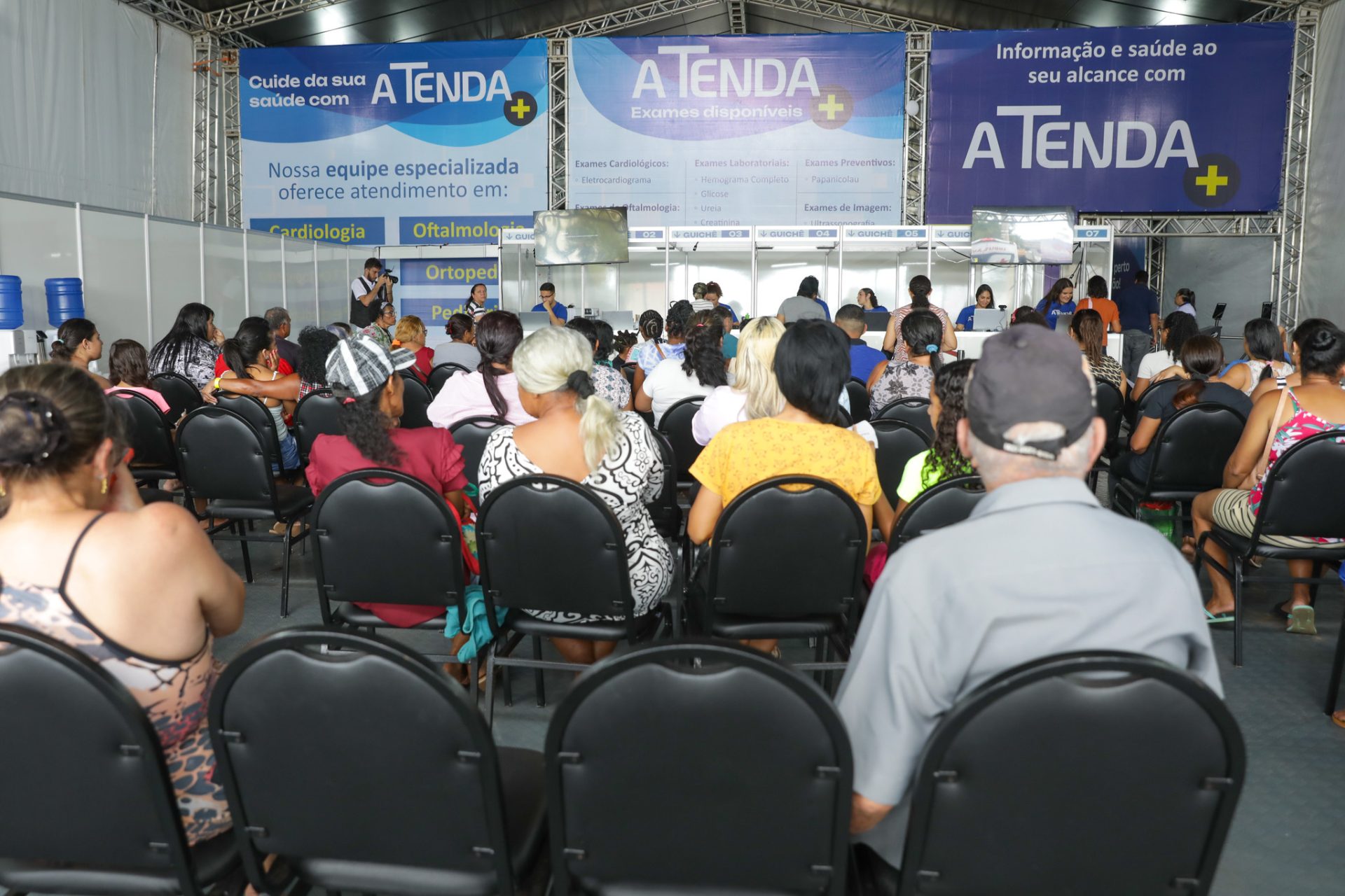 Capa da notícia: Saúde Mais Perto do Cidadão – A Tenda+ encerra atividades com mais de 115 mil atendimentos