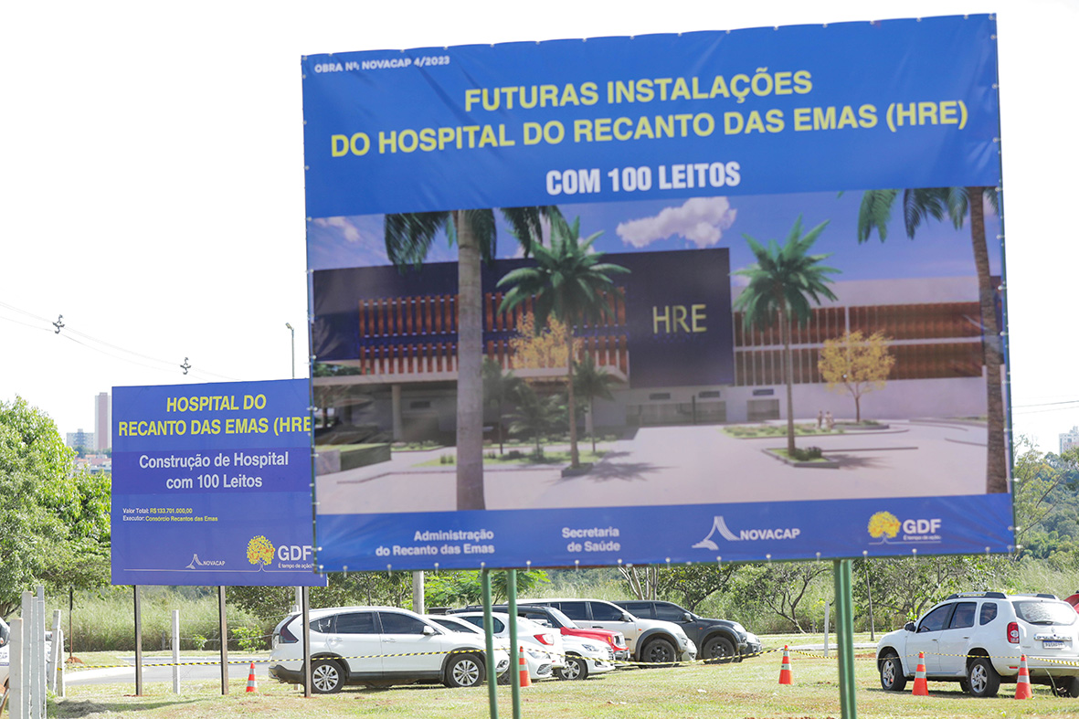 GDF investe R$ 133 milhões para construir o primeiro hospital no Recanto  das Emas - Secretaria de Saúde do Distrito Federal