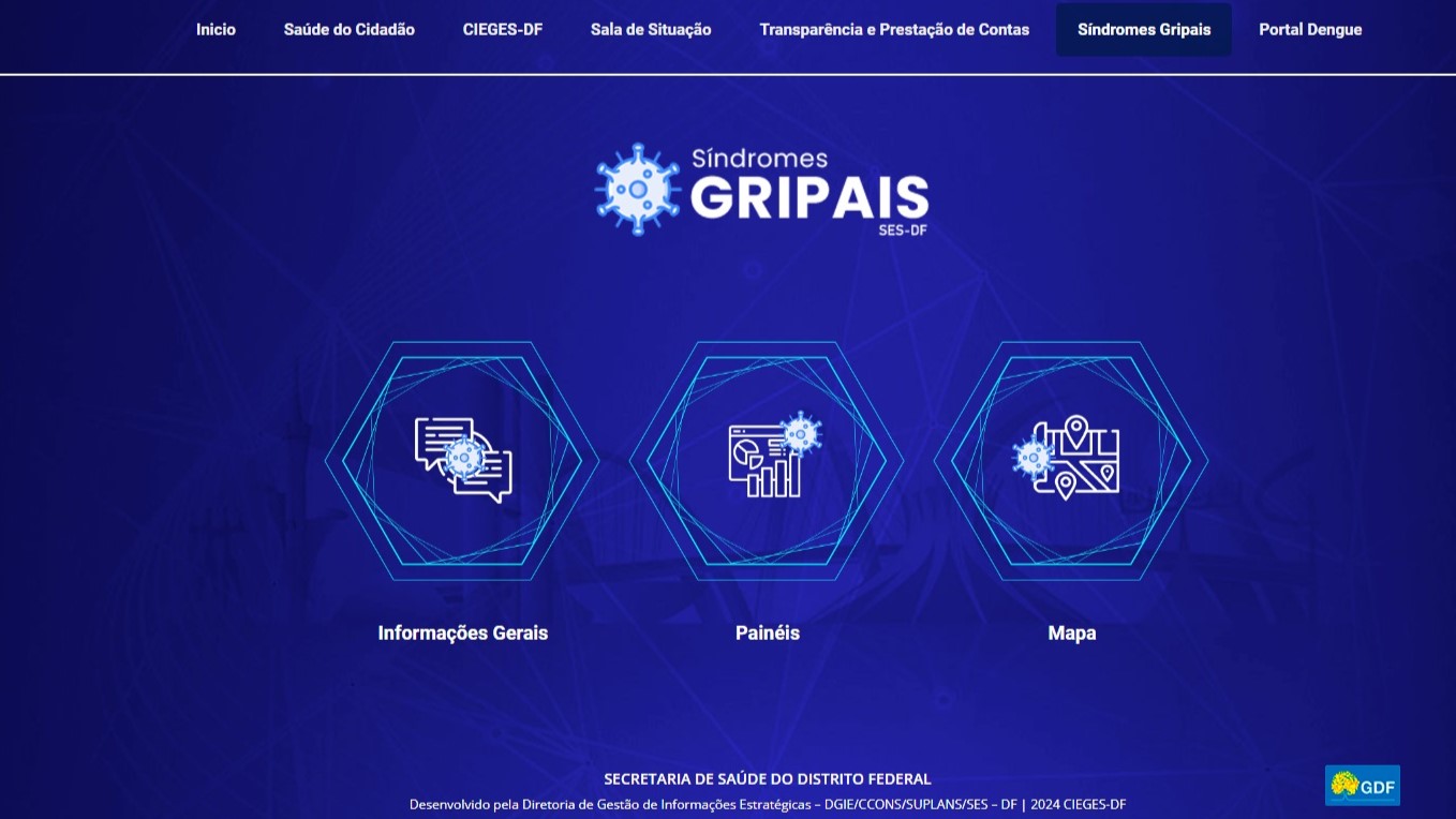 Capa da notícia: DF moderniza monitoramento das síndromes gripais