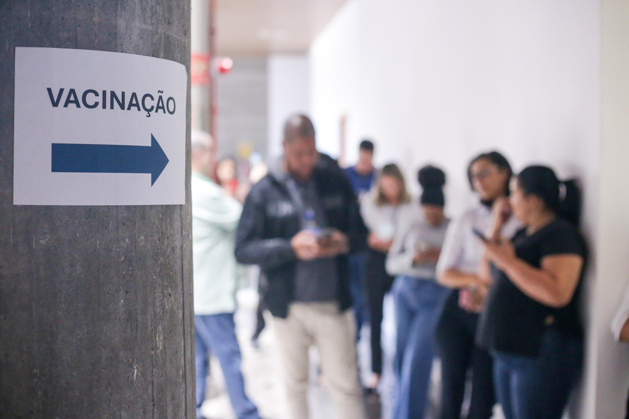 Capa da notícia: Saúde leva vacinação de covid-19 e gripe para servidores e colaboradores da Antaq
