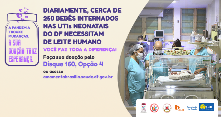 Capa da notícia: Estoques dos bancos de leite humano precisam continuar em alta para atender novas demandas