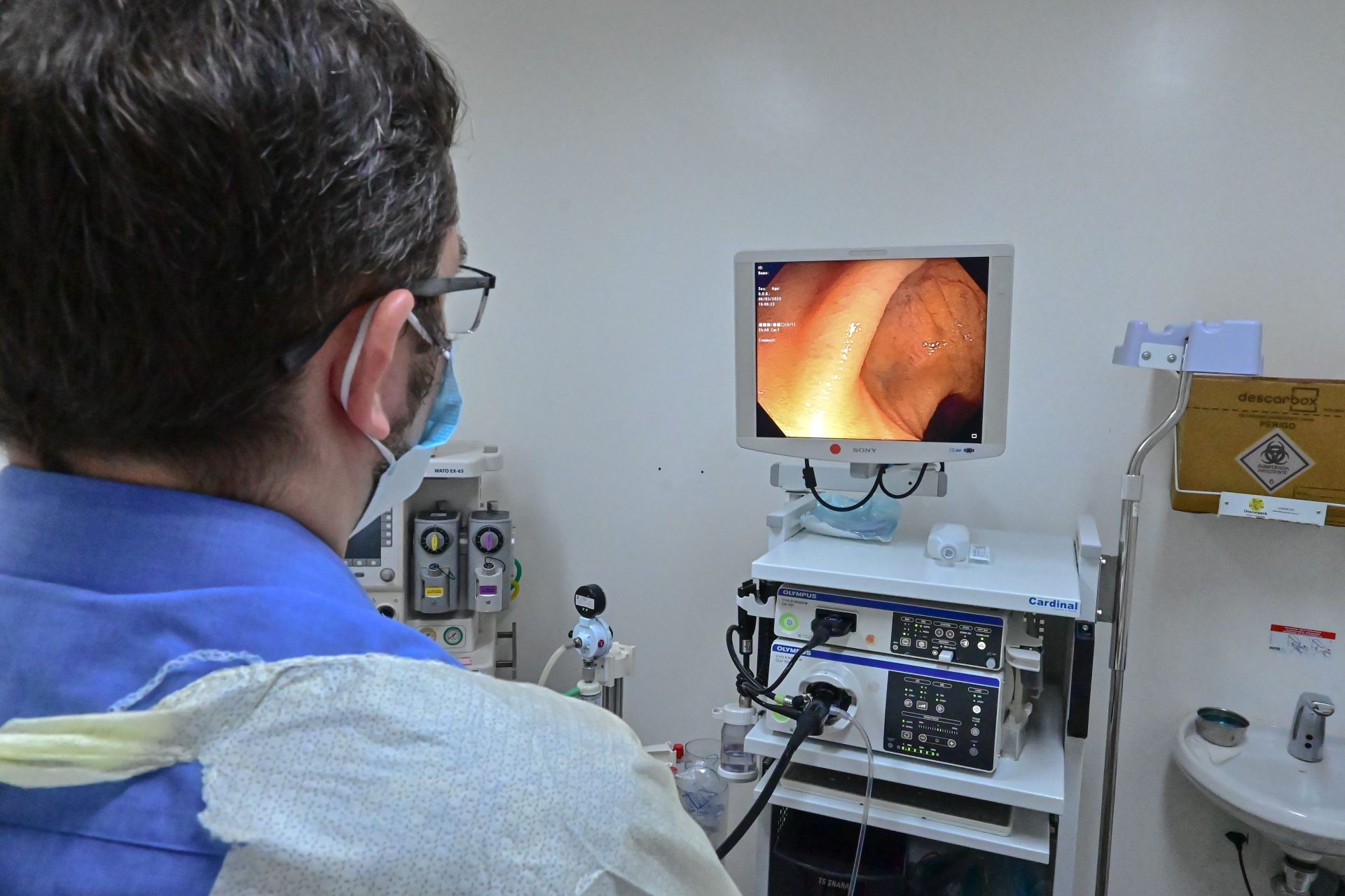 Capa da notícia: Sociedade Brasileira de Endoscopia Digestiva do DF organiza mutirão de colonoscopia no Hospital de Base
