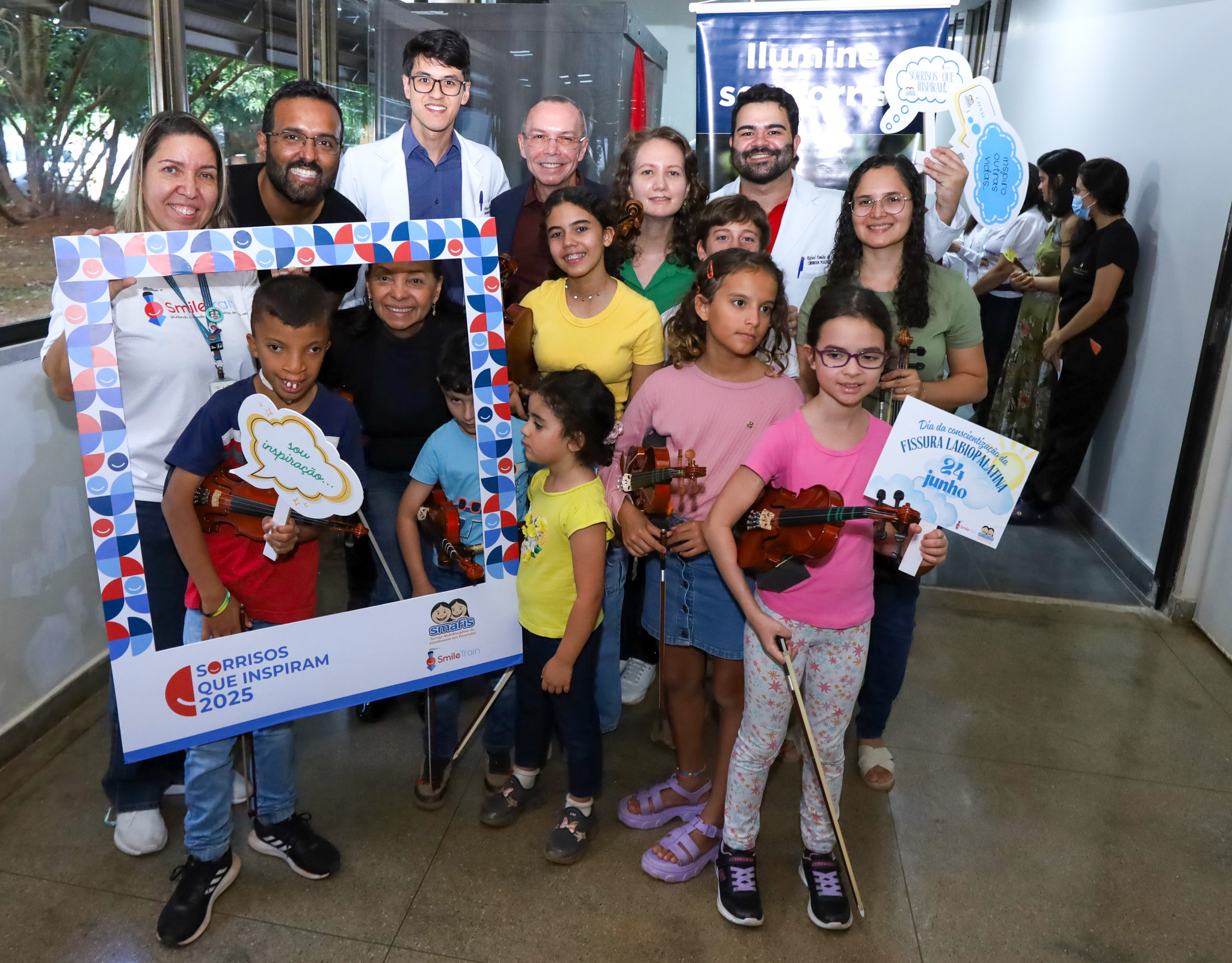 Capa da notícia: Hran celebra Dia da Conscientização sobre Fissura Labiopalatina ao lado de pacientes