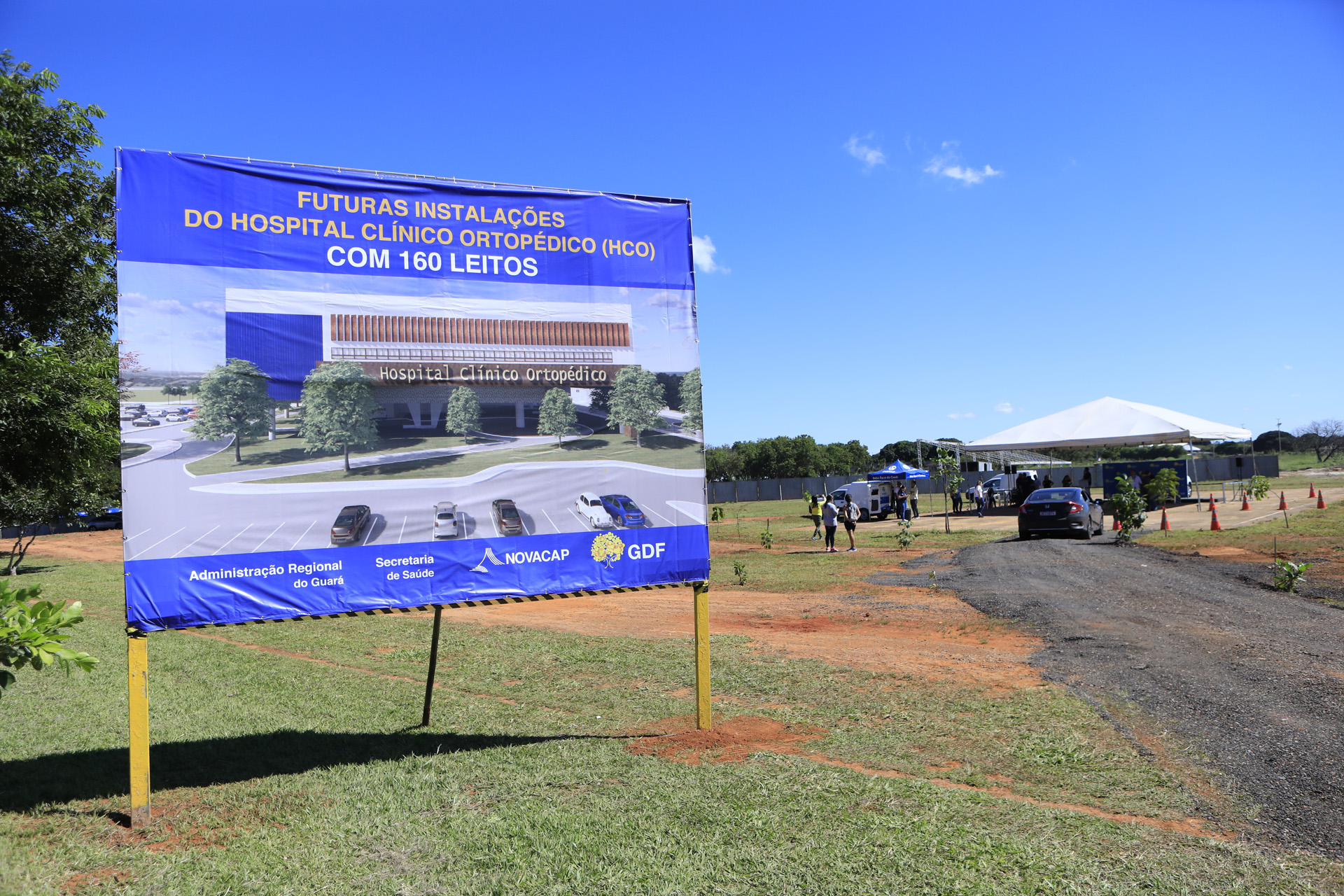 Capa da notícia: Hospital Clínico Ortopédico do Guará terá 160 leitos e investimento de R$174 milhões