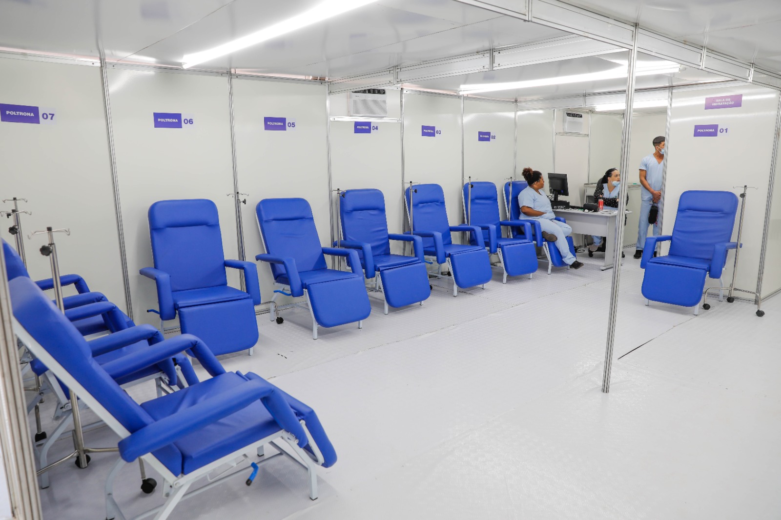 Capa da notícia: Varjão recebe tenda de acolhimento a pacientes com dengue