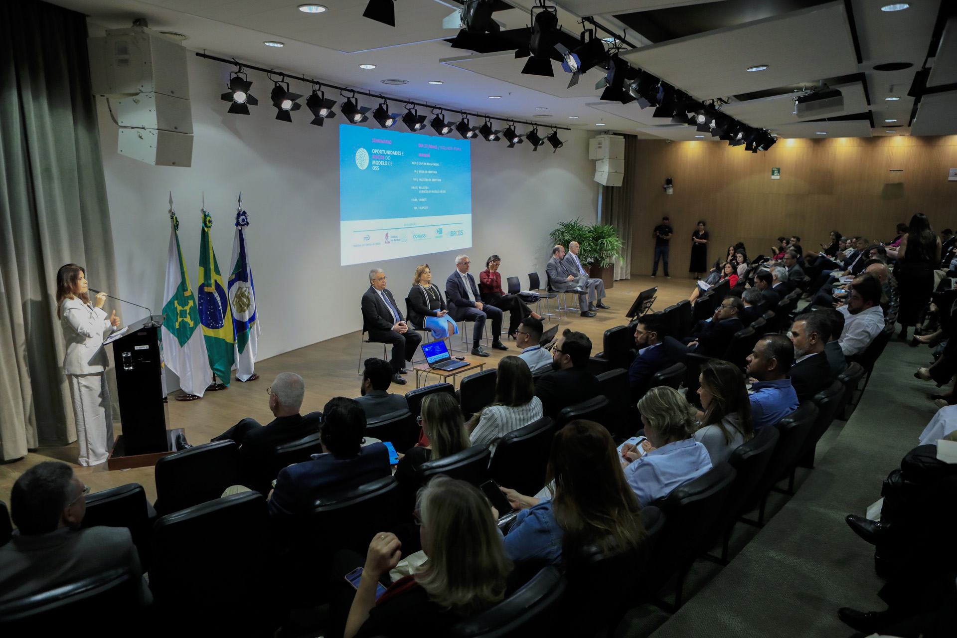 Capa da notícia: Seminário debate oportunidades e riscos do modelo de Organizações Sociais de Saúde