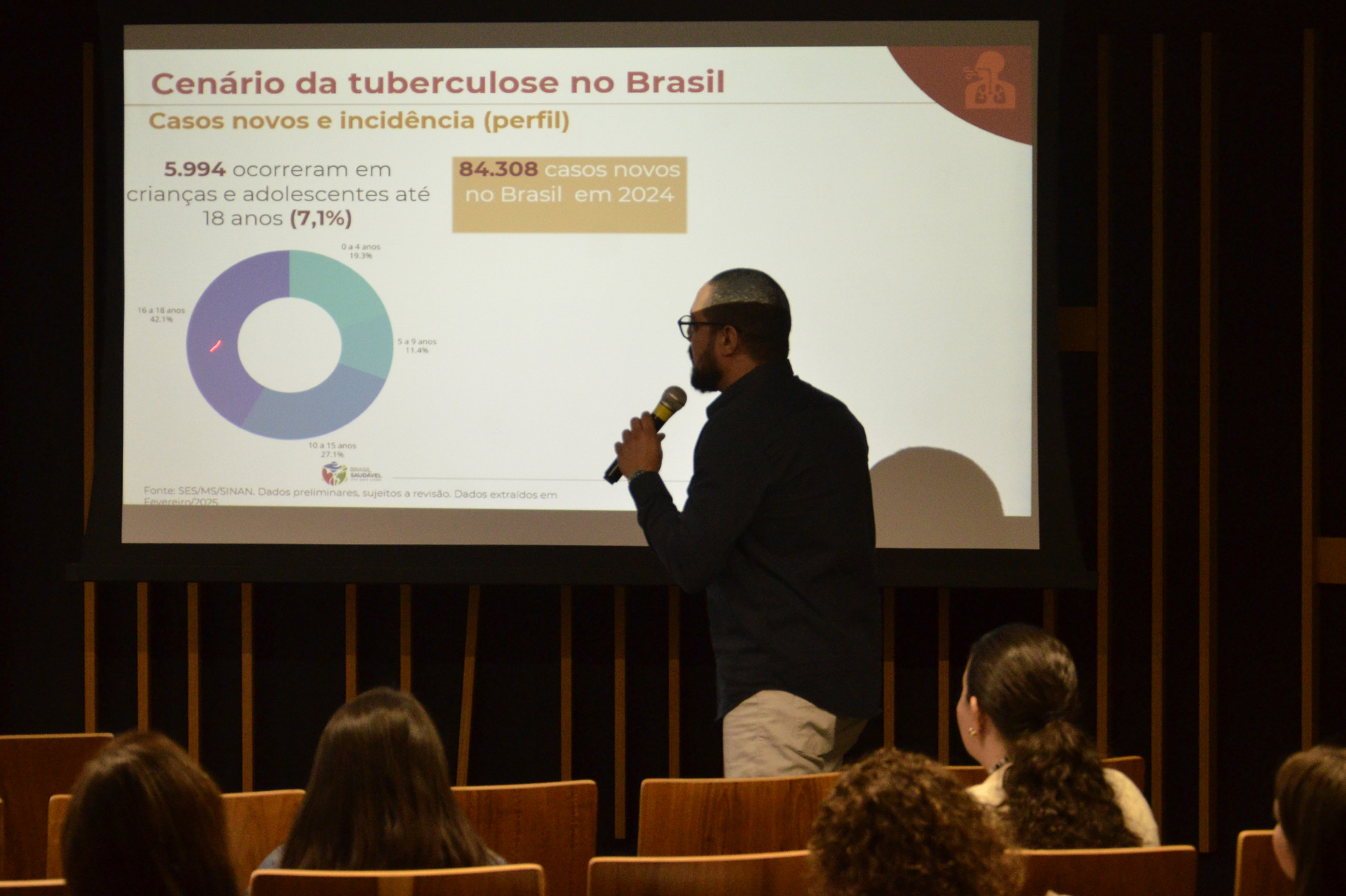 Capa da notícia: Servidores da Saúde aprendem sobre manejo da tuberculose em crianças e adolescentes