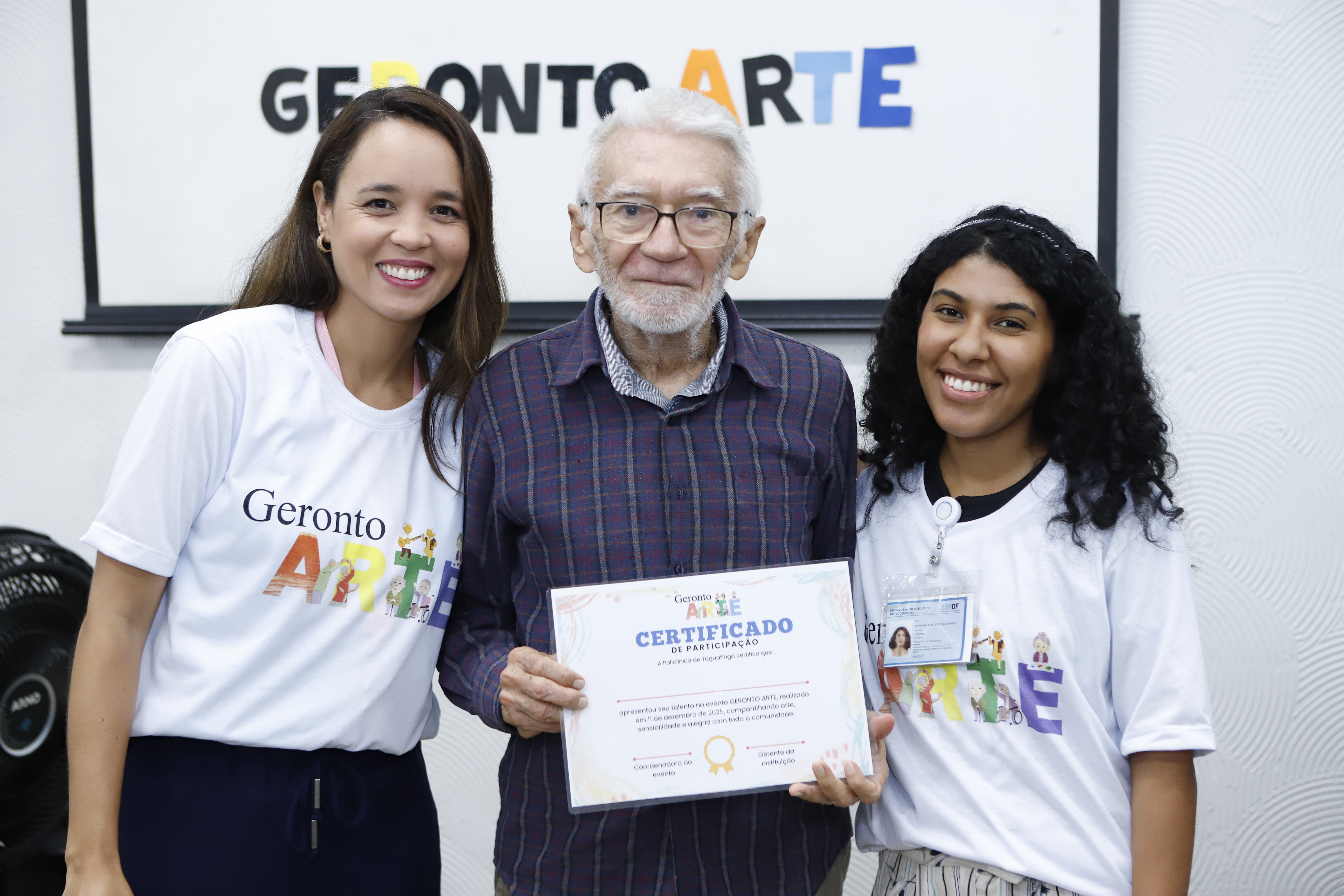 Capa da notícia: GerontoArte: Policlínica de Taguatinga celebra talentos da terceira idade